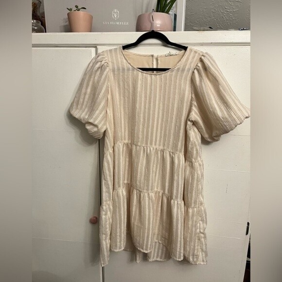 Blu Pepper Babydoll Dress - Picture 2 of 6